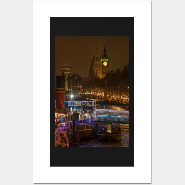 Big Ben and Boats Wall Art by Z Snapper